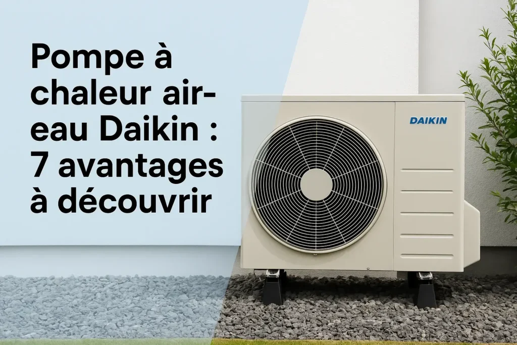 pompe a chaleur air eau Daikin