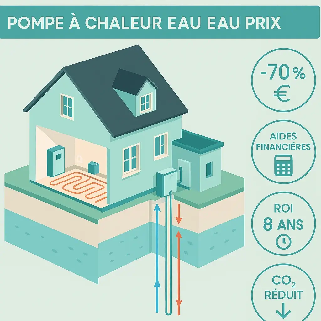 pompe à chaleur eau eau prix